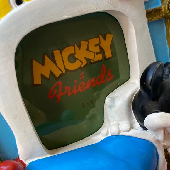 Vintage Disney Classic Mickey Mouse & Friends Picture Frame Bedtime Old School - Picture 4 of 12